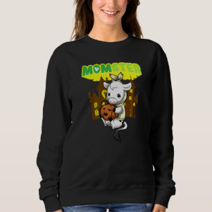 Momster Monster Mum Scary Halloween Mummy Creepy C Sweatshirt
