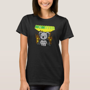 Momster Monster Mum Scary Halloween Mummy Creepy C T-Shirt