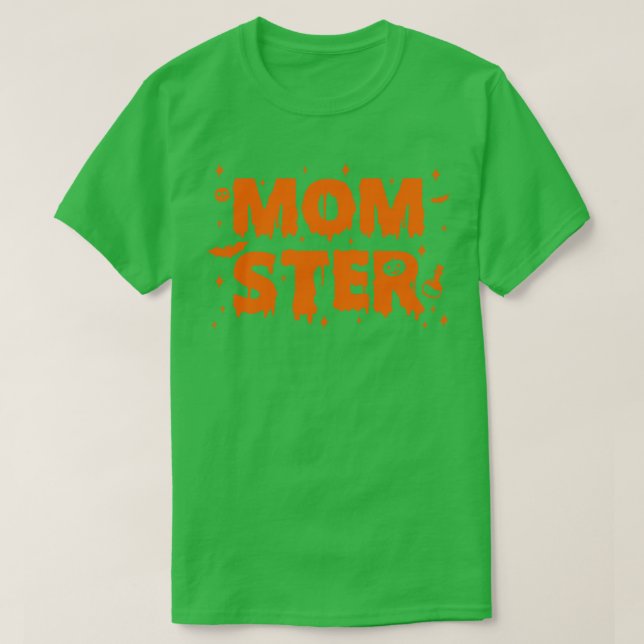 Momster Mum Halloween T-Shirt (Design Front)