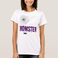 Momster Purple Dripping Font Spider Web