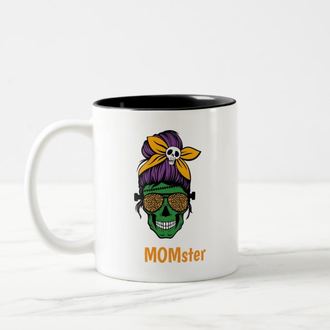 MOMster Two-Tone Coffee Mug (Left)