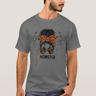 Momster With Sunglasses - Bandanna Funny Halloween T-Shirt