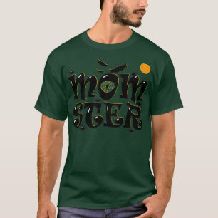 Momster Women Funny Halloween Spider Bat Mum Ster T-Shirt
