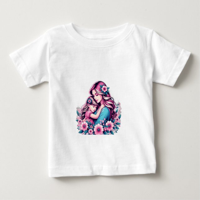 Momy's girl baby T-Shirt (Front)