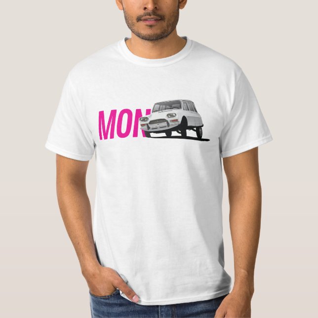 Mon Ami, Citroën Ami 8 break, illustration T-Shirt (Front)