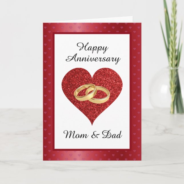 Mon & Dad Anniversary Card (Front)