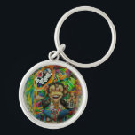 Mon key chan  ring<br><div class="desc">pop art colorful design image from a original canvas</div>