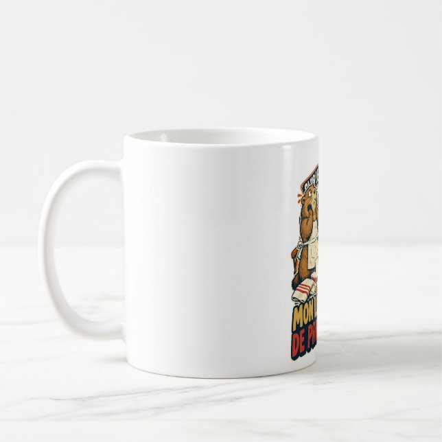 Mon levain a plus de projets – marmotte coffee mug (Left)