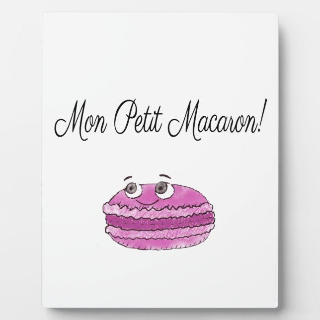 Mon Petit Macaron Plaque (Front)