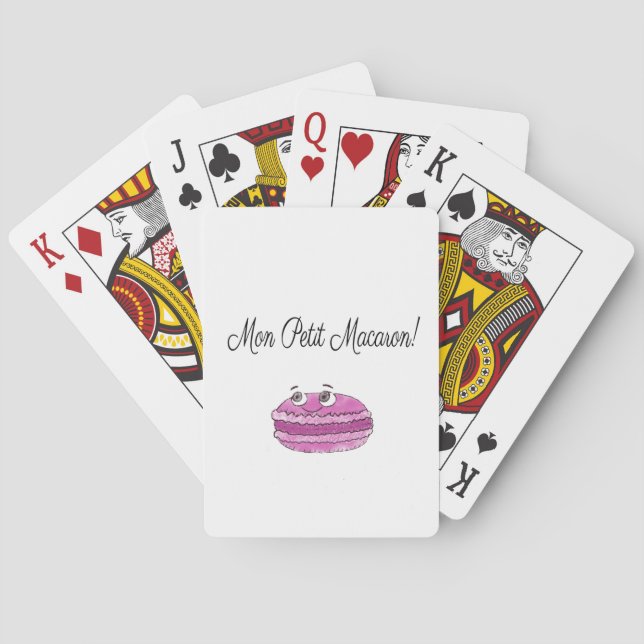 Mon Petit Macaron Playing Cards (Back)