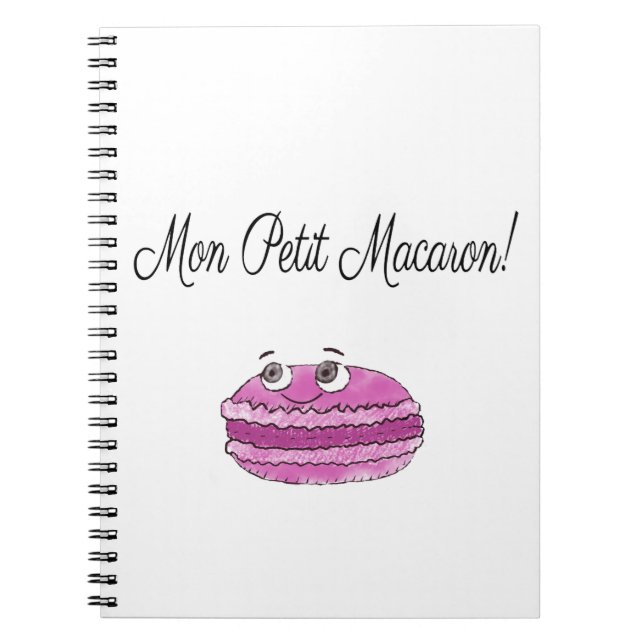 Mon Petit Macaron Spiral Notebook (Front)