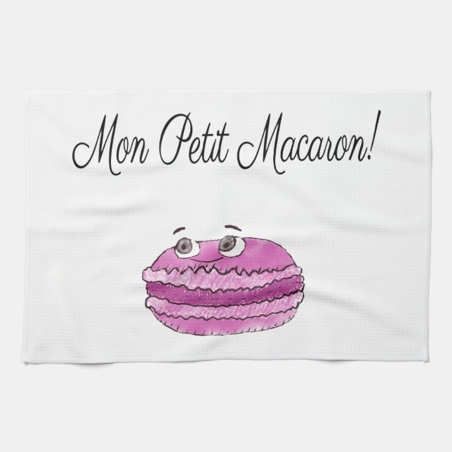 Mon Petit Macaron Tea Towel (Horizontal)