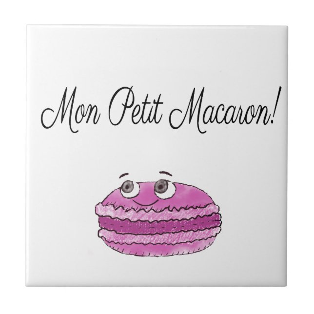 Mon Petit Macaron Tile (Front)