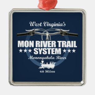 Mon River Trail (H2) Metal Tree Decoration