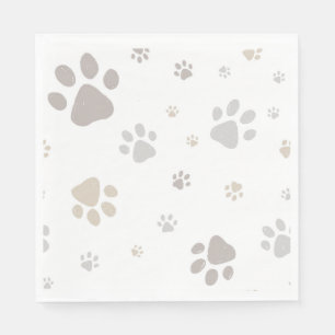 Mon Toutou French Dog Birthday Party Napkins