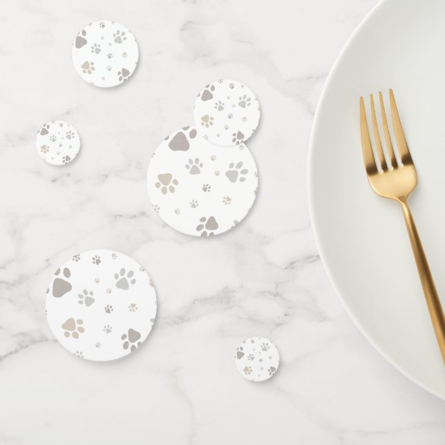 Mon Toutou French Dog Birthday Party Napkins Confetti (Group)