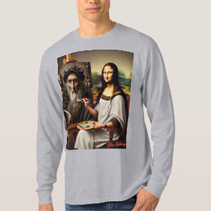 Mona Does da Vinci Long Sleeve T-Shirt