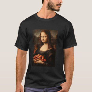 Mona Funny Classic Painting Beautiful Woman Chicke T-Shirt