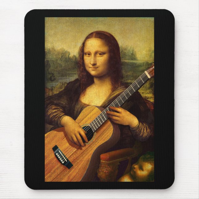Mona Guitar Mouse Pad (Front)