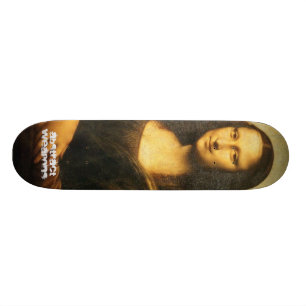 Mona Lisa, Abstract  Weapons Skateboard