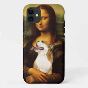 Mona Lisa and Her Bull Dog iphone Case