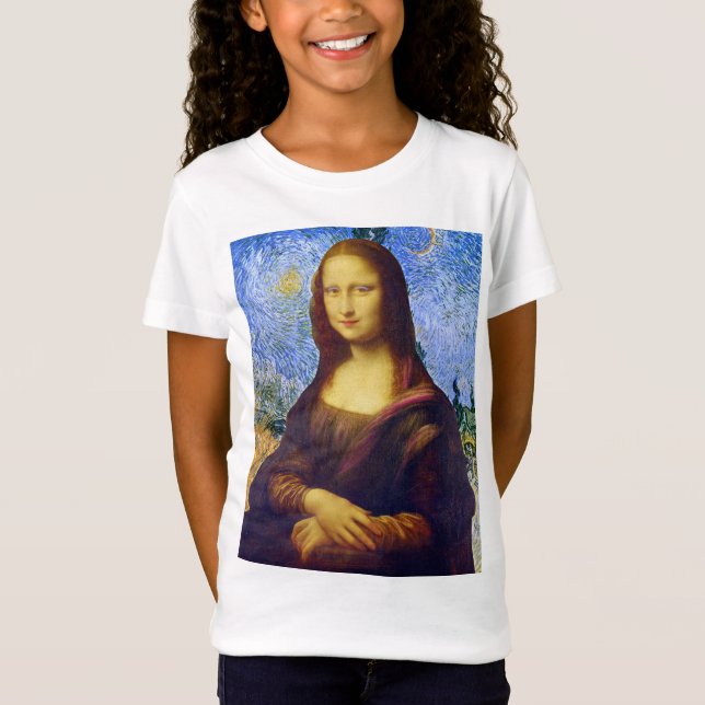 Mona Lisa and Van Gogh T-Shirt (Front)
