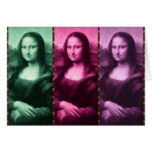 Mona Lisa Animal Print Green Pink Purple