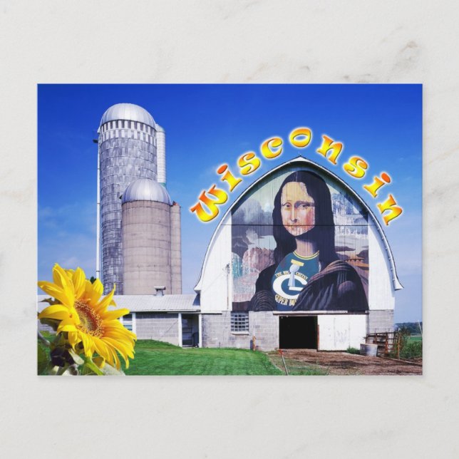 Mona Lisa Barn, Wisconsin Postcard (Front)
