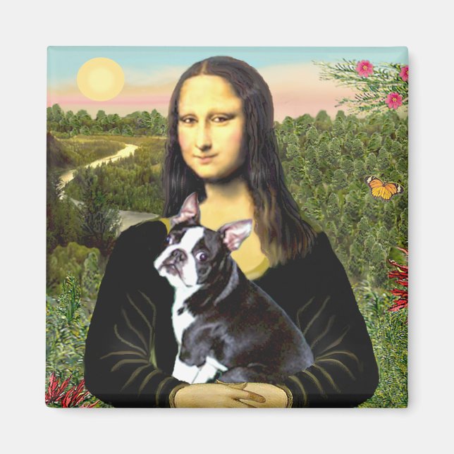 Mona Lisa - Boston T #4 Magnet (Front)