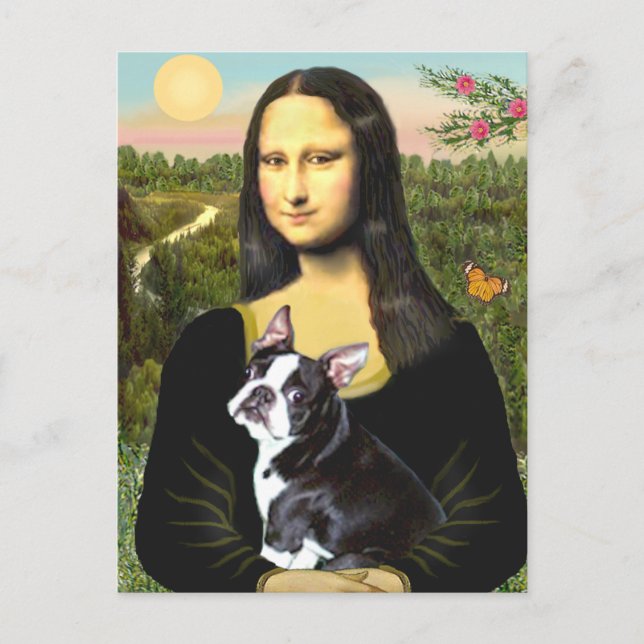 Mona Lisa - Boston T #4 Postcard (Front)