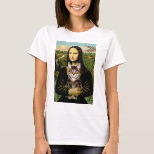 Mona Lisa - Brown Tabby Tiger cat T-Shirt