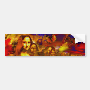 Mona Lisa Bumper Sticker