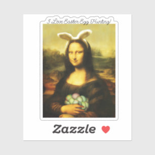 Mona Lisa Bunny Ears Easter