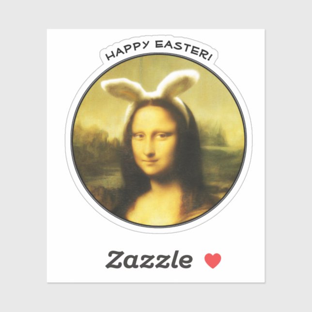 Mona Lisa Bunny Ears Easter (Sheet)