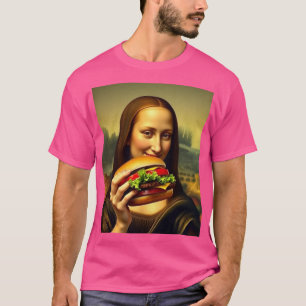 Mona Lisa Burger T-Shirt