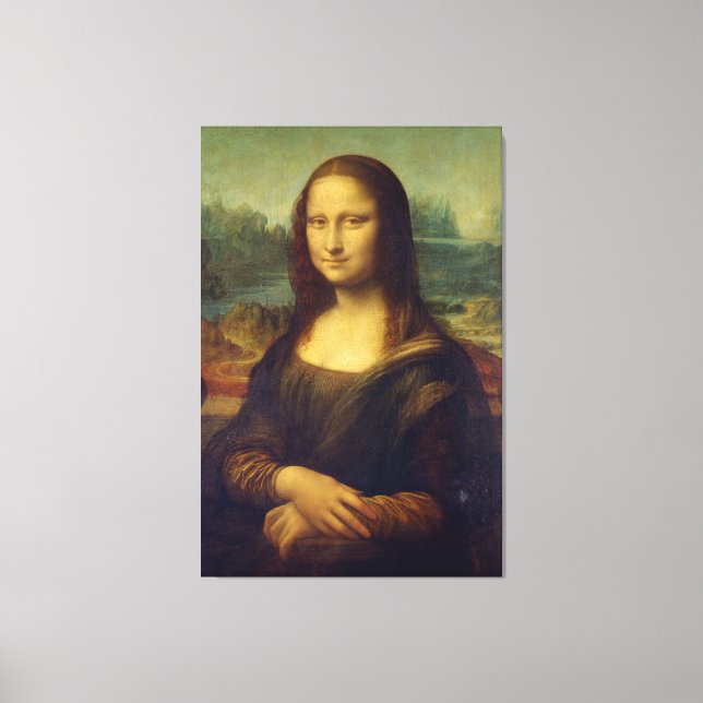 Mona Lisa by Leonardo da Vinci Canvas Print (Front)
