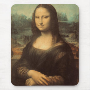 Mona Lisa by Leonardo da Vinci Mouse Pad