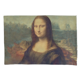 Mona Lisa by Leonardo da Vinci Pillowcase
