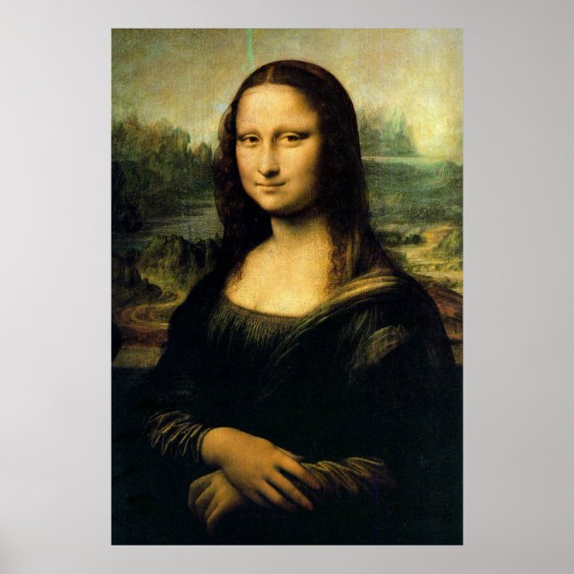Mona Lisa by Leonardo Da Vinci Poster (Front)
