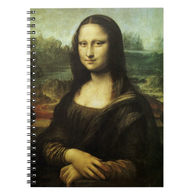 Mona Lisa by Leonardo da Vinci, Renaissance Art Spiral Notebook (Front)