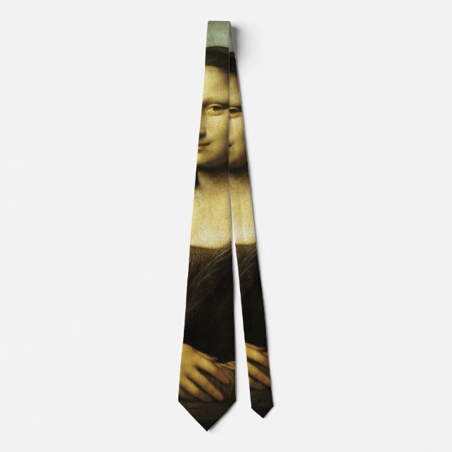 Mona Lisa by Leonardo da Vinci, Renaissance Art Tie (Front)