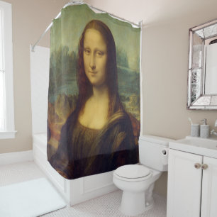 Mona Lisa By Leonardo Da Vinci Shower Curtain
