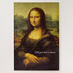 "Mona Lisa" by the Renaissance painter Da Vinci, Jigsaw Puzzle
