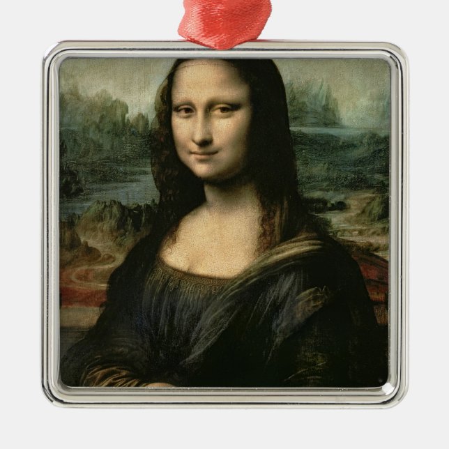 Mona Lisa, c.1503-6 Metal Tree Decoration (Front)