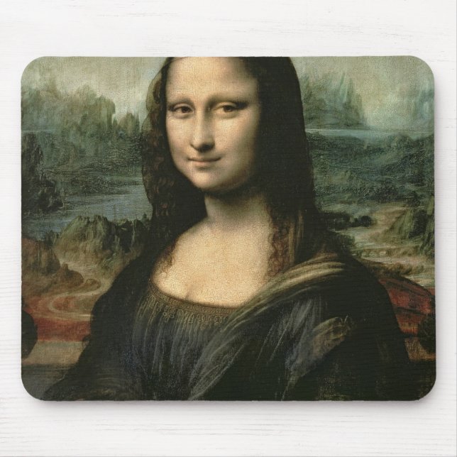 Mona Lisa, c.1503-6 Mouse Pad (Front)