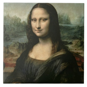 Mona Lisa, c.1503-6 (oil on panel) Tile
