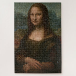 Mona Lisa Canvas  Jigsaw Puzzle