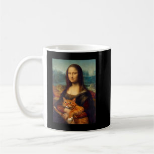 Mona Lisa + Cat T-Shirt T-Shirt Coffee Mug