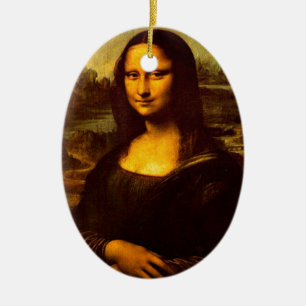 Mona Lisa Ceramic Tree Decoration