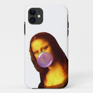 Mona Lisa Chewing gum Bubble Case-Mate iPhone Case